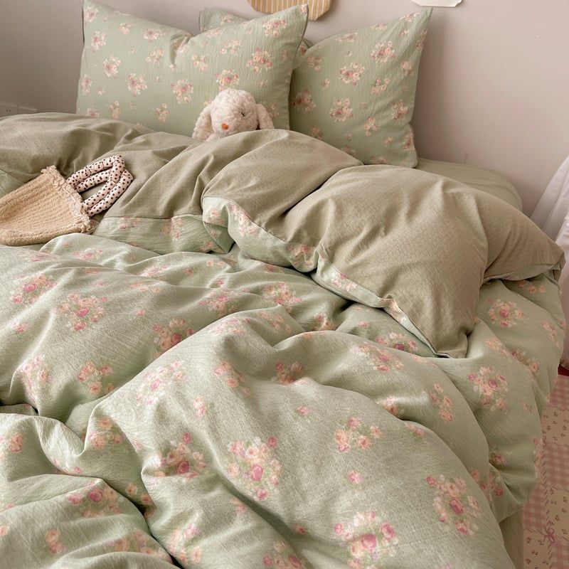 4Pcs Cloud Linen | Set Đũi Mây Phong cách trẻ trung hiện đại | ID 4PCSCLOUDLINE19