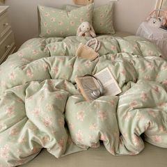 4Pcs Cloud Linen | Set Đũi Mây Phong cách trẻ trung hiện đại | ID 4PCSCLOUDLINE19