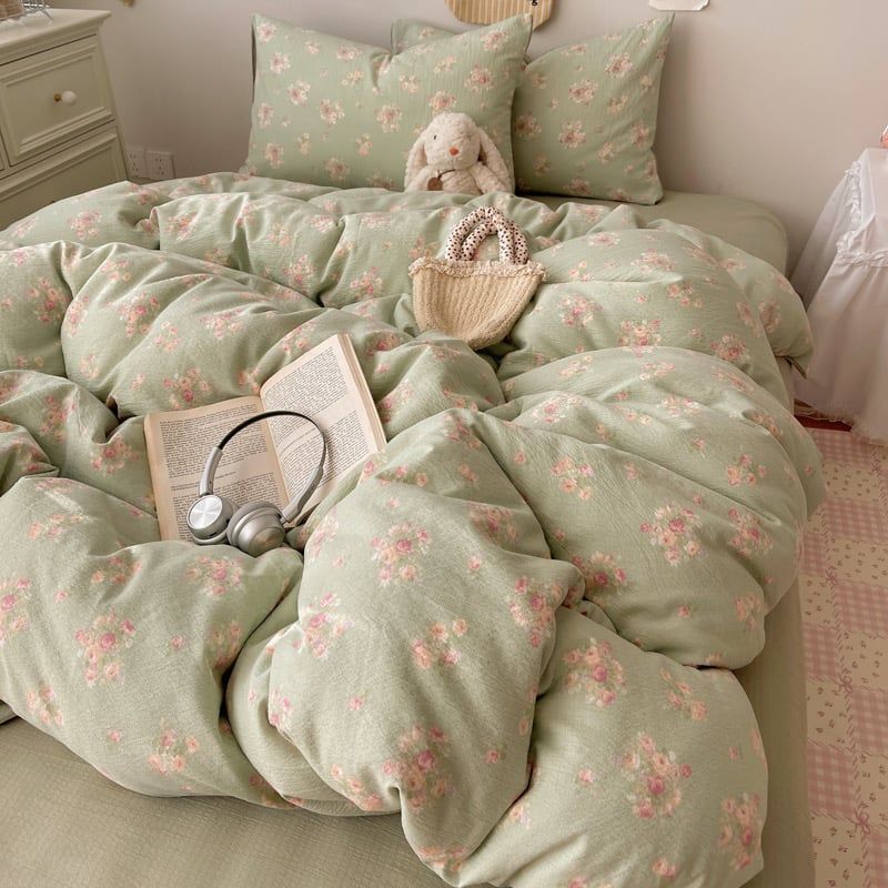 4Pcs Cloud Linen | Set Đũi Mây Phong cách trẻ trung hiện đại | ID 4PCSCLOUDLINE19