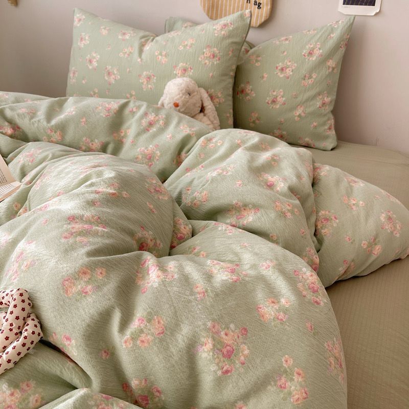 4Pcs Cloud Linen | Set Đũi Mây Phong cách trẻ trung hiện đại | ID 4PCSCLOUDLINE19