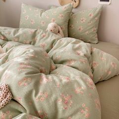 4Pcs Cloud Linen | Set Đũi Mây Phong cách trẻ trung hiện đại | ID 4PCSCLOUDLINE19