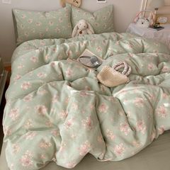 4Pcs Cloud Linen | Set Đũi Mây Phong cách trẻ trung hiện đại | ID 4PCSCLOUDLINE19