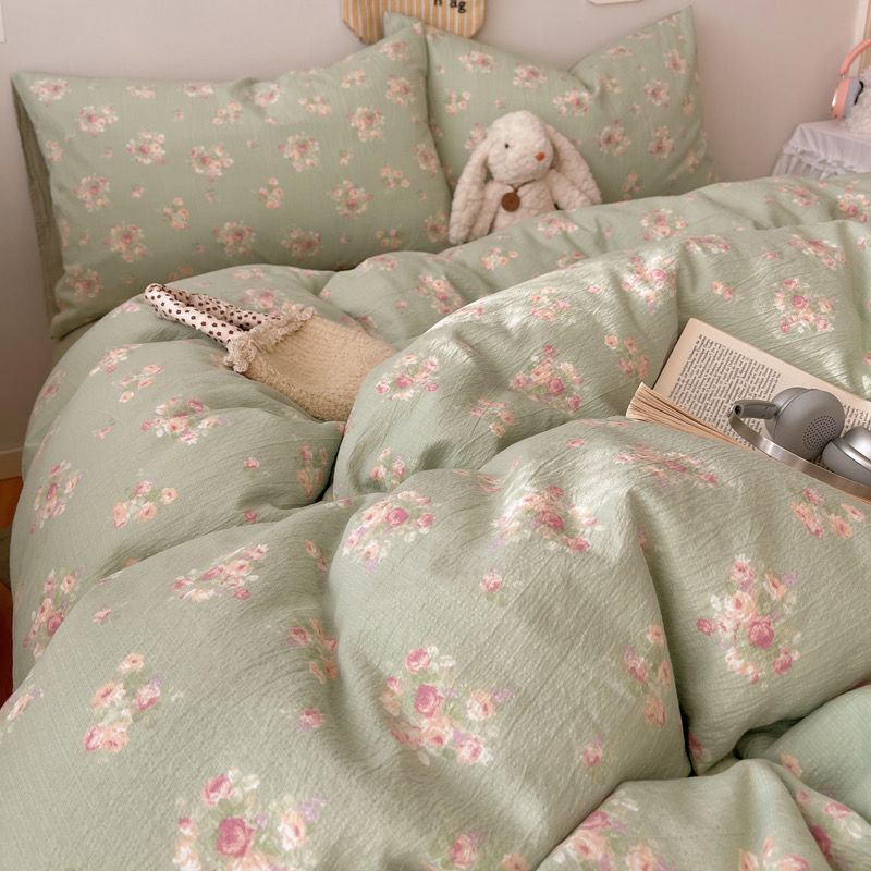 4Pcs Cloud Linen | Set Đũi Mây Phong cách trẻ trung hiện đại | ID 4PCSCLOUDLINE19