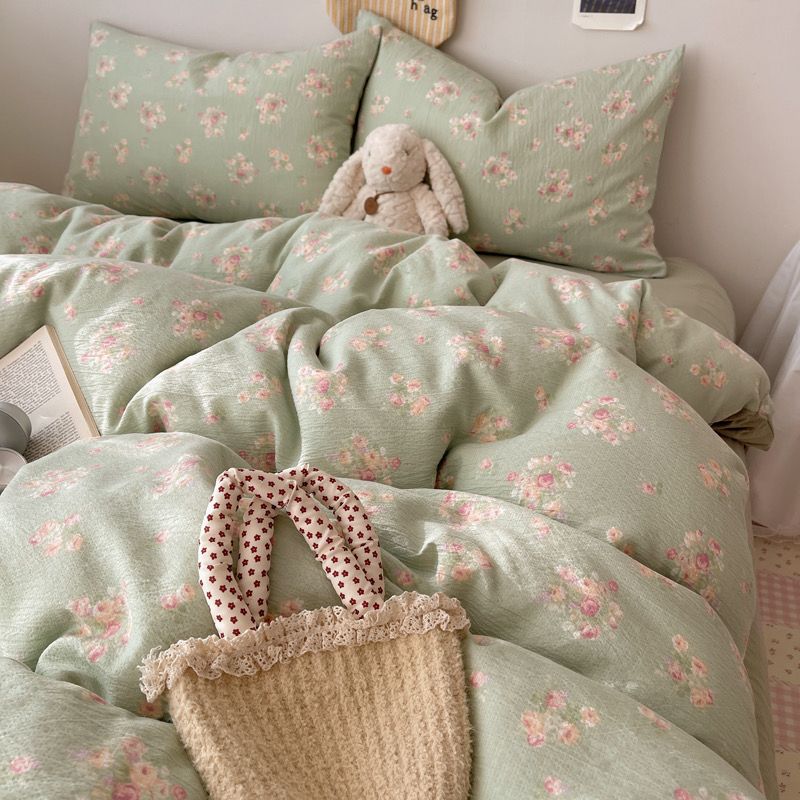 4Pcs Cloud Linen | Set Đũi Mây Phong cách trẻ trung hiện đại | ID 4PCSCLOUDLINE19