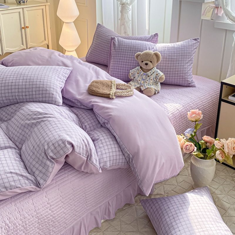 4Pcs Cotton Đũi Vintage Chần Phủ Freesize CodeSkuAll