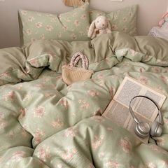 4Pcs Cloud Linen | Set Đũi Mây Phong cách trẻ trung hiện đại | ID 4PCSCLOUDLINE19