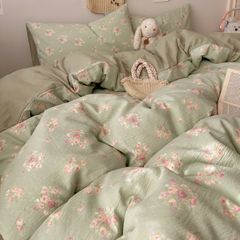 4Pcs Cloud Linen | Set Đũi Mây Phong cách trẻ trung hiện đại | ID 4PCSCLOUDLINE19