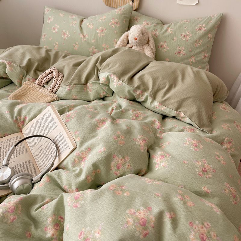 4Pcs Cloud Linen | Set Đũi Mây Phong cách trẻ trung hiện đại | ID 4PCSCLOUDLINE19