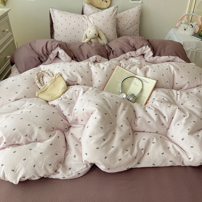 4Pcs Cloud Linen | Set Đũi Mây Phong cách trẻ trung hiện đại | ID 4PCSCLOUDLINE20