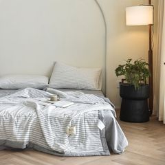 4Pcs Japan Linen |  New Colection  Bedsets Summer Blanket 230*200 Drap Freesize | ID jp025015