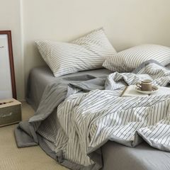 4Pcs Japan Linen |  New Colection  Bedsets Summer Blanket 230*200 Drap Freesize | ID jp025015