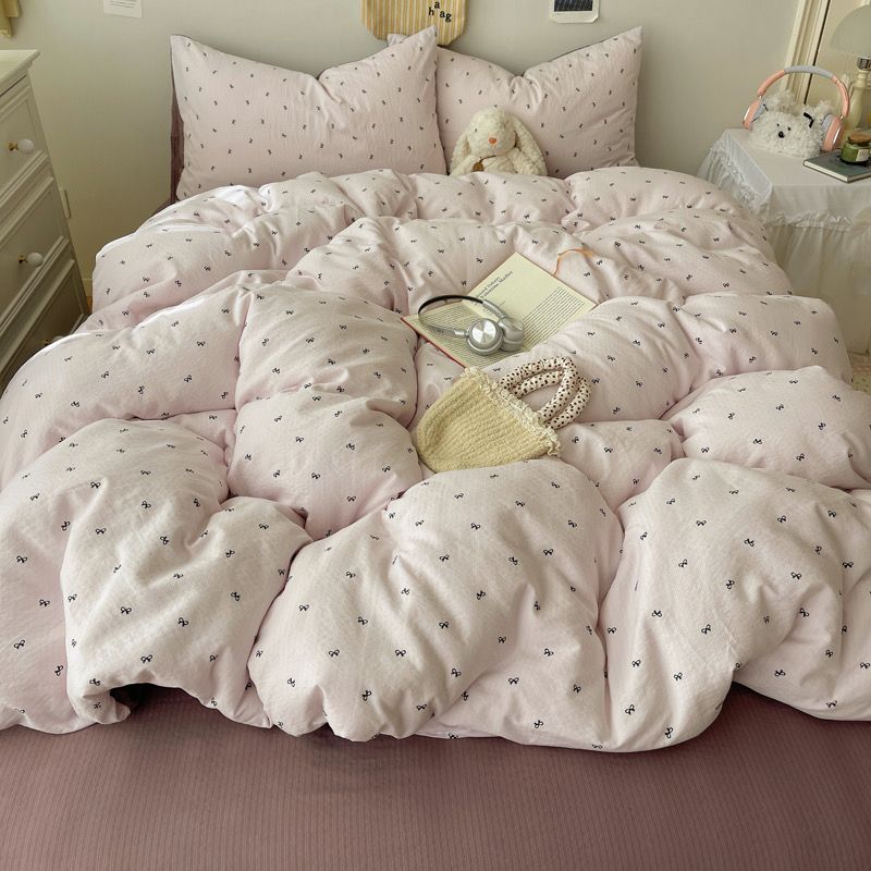 4Pcs Cloud Linen | Set Đũi Mây Phong cách trẻ trung hiện đại | ID 4PCSCLOUDLINE20