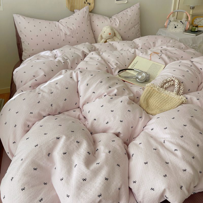 4Pcs Cloud Linen | Set Đũi Mây Phong cách trẻ trung hiện đại | ID 4PCSCLOUDLINE20