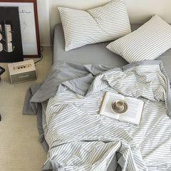 4Pcs Japan Linen |  New Colection  Bedsets Summer Blanket 230*200 Drap Freesize | ID jp025015