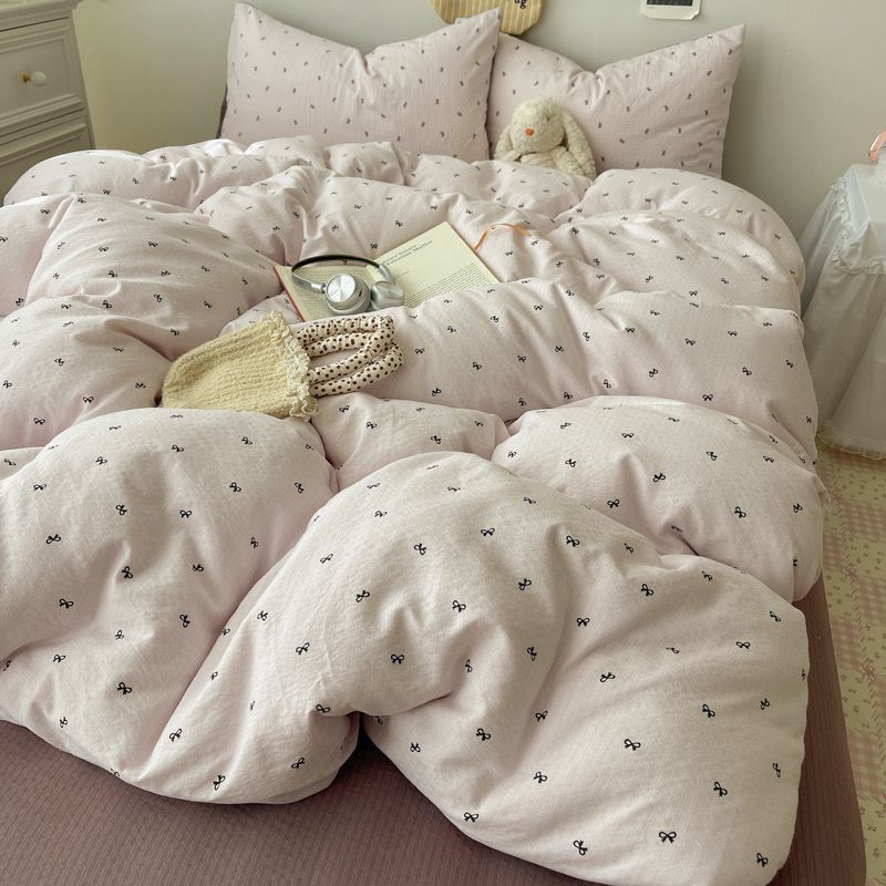 4Pcs Cloud Linen | Set Đũi Mây Phong cách trẻ trung hiện đại | ID 4PCSCLOUDLINE20