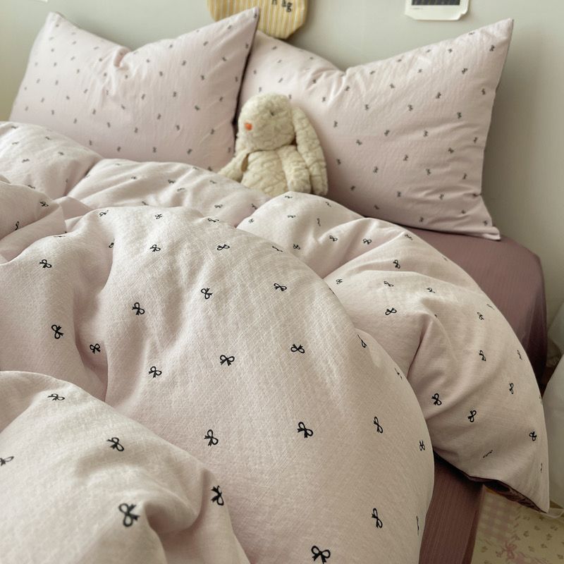 4Pcs Cloud Linen | Set Đũi Mây Phong cách trẻ trung hiện đại | ID 4PCSCLOUDLINE20