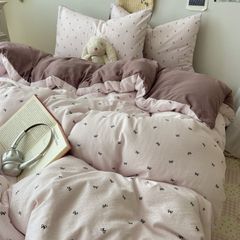 4Pcs Cloud Linen | Set Đũi Mây Phong cách trẻ trung hiện đại | ID 4PCSCLOUDLINE20