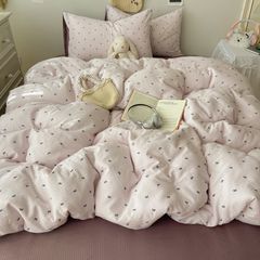 4Pcs Cloud Linen | Set Đũi Mây Phong cách trẻ trung hiện đại | ID 4PCSCLOUDLINE20