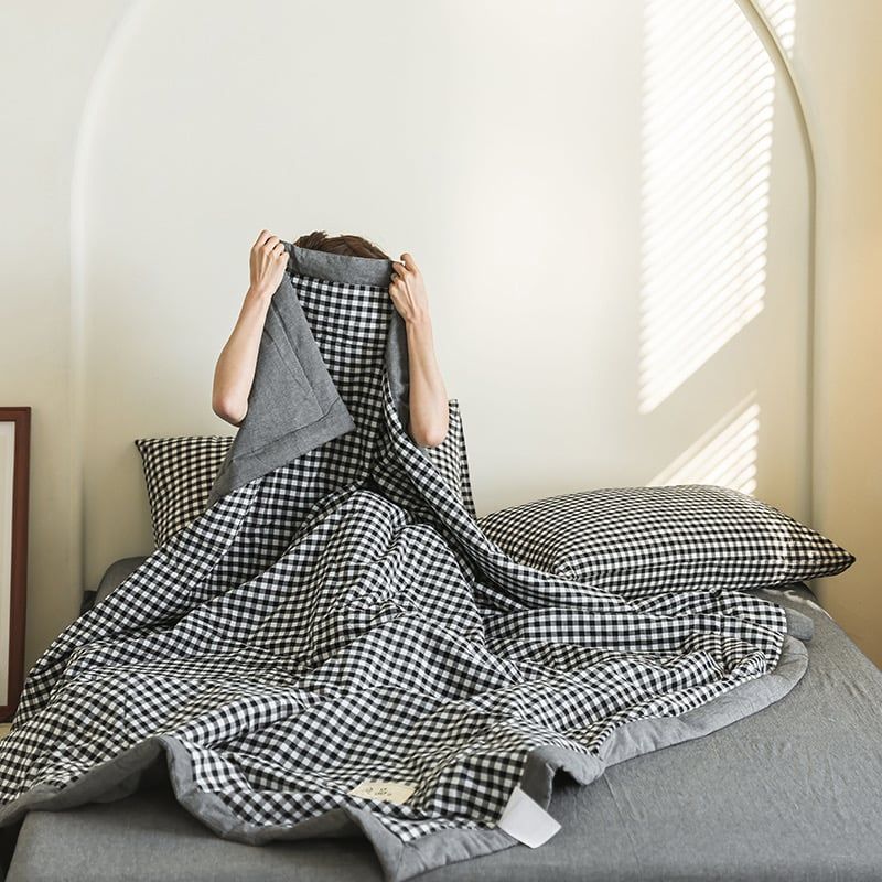 4Pcs Japan Linen |  New Colection  Bedsets Summer Blanket 230*200 Drap Freesize | ID jp025016