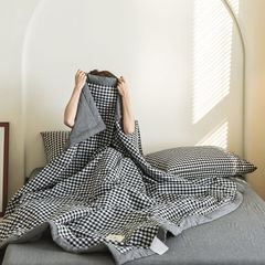 4Pcs Japan Linen |  New Colection  Bedsets Summer Blanket 230*200 Drap Freesize | ID jp025016