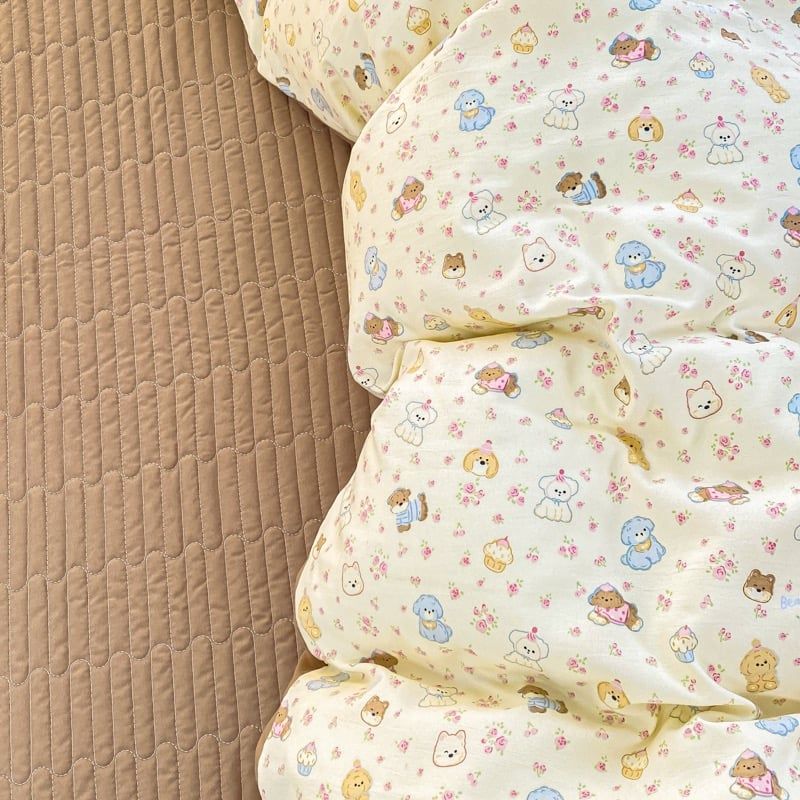 4Pcs Cotton Đũi Vintage Chần Phủ Freesize CodeSku84099