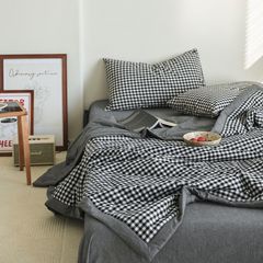 4Pcs Japan Linen |  New Colection  Bedsets Summer Blanket 230*200 Drap Freesize | ID jp025016