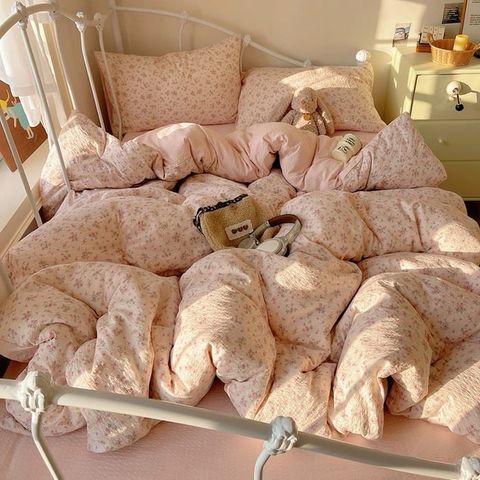 4Pcs PreCloud Linen | Set Đũi Xu Kem Style trẻ trung hiện đại | ID 4PCSPRECLOUD60