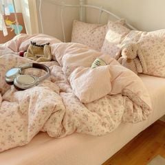 4Pcs PreCloud Linen | Set Đũi Xu Kem Style trẻ trung hiện đại | ID 4PCSPRECLOUD60