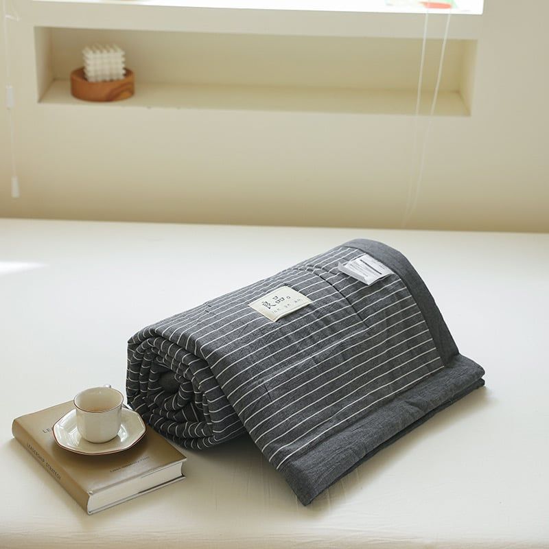 4Pcs Japan Linen |  New Colection Bedsets Summer Blanket 230*200 Drap Freesize | ID jp025017