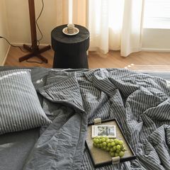 4Pcs Japan Linen |  New Colection Bedsets Summer Blanket 230*200 Drap Freesize | ID jp025017