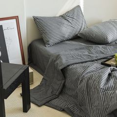 4Pcs Japan Linen |  New Colection Bedsets Summer Blanket 230*200 Drap Freesize | ID jp025017