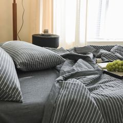 4Pcs Japan Linen |  New Colection Bedsets Summer Blanket 230*200 Drap Freesize | ID jp025017