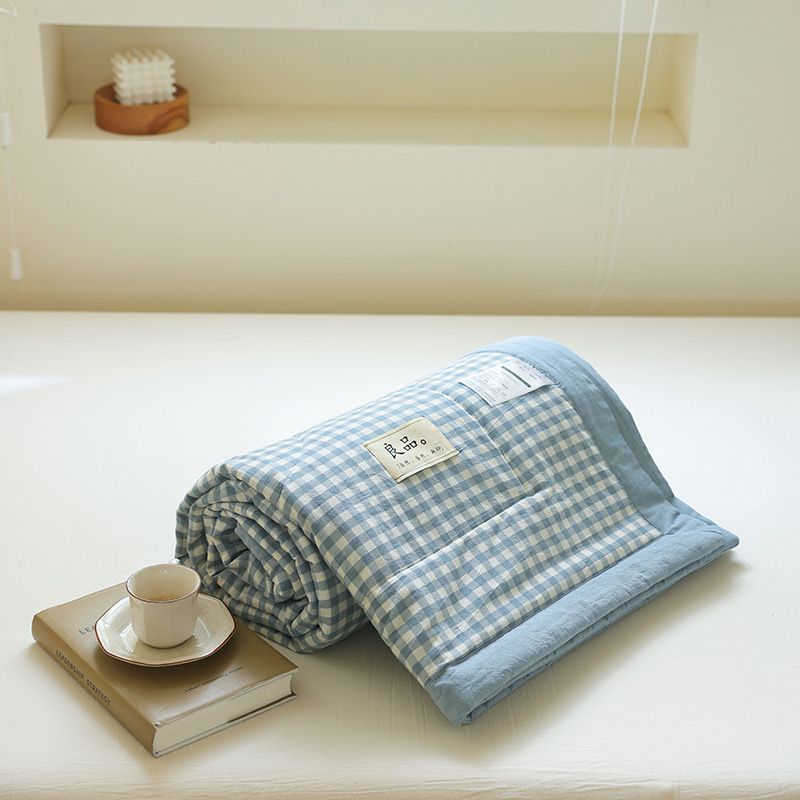 4Pcs Japan Linen |  New Colection Bedsets Summer Blanket 230*200 Drap Freesize | ID jp025018