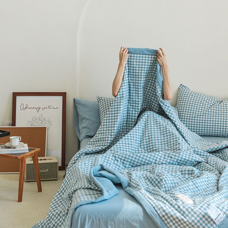 4Pcs Japan Linen |  New Colection Bedsets Summer Blanket 230*200 Drap Freesize | ID jp025018