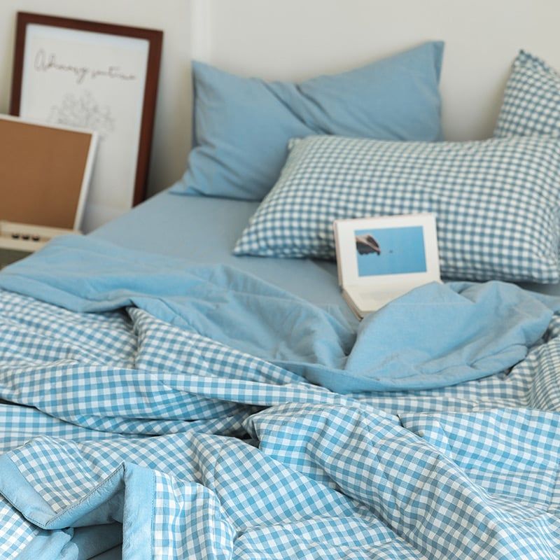 4Pcs Japan Linen |  New Colection Bedsets Summer Blanket 230*200 Drap Freesize | ID jp025018