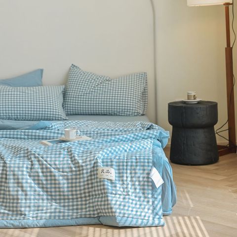 4Pcs Japan Linen |  New Colection Bedsets Summer Blanket 230*200 Drap Freesize | ID jp025018