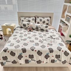 5Pcs Cotton Linen Beddingset Summer Quilt Zaza Home