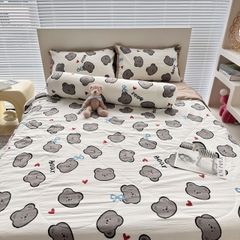 5Pcs Cotton Linen Beddingset Summer Quilt Zaza Home