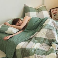 4Pcs Japan Linen |  New Colection Bedsets Summer Blanket 230*200 Drap Freesize | ID jp025019