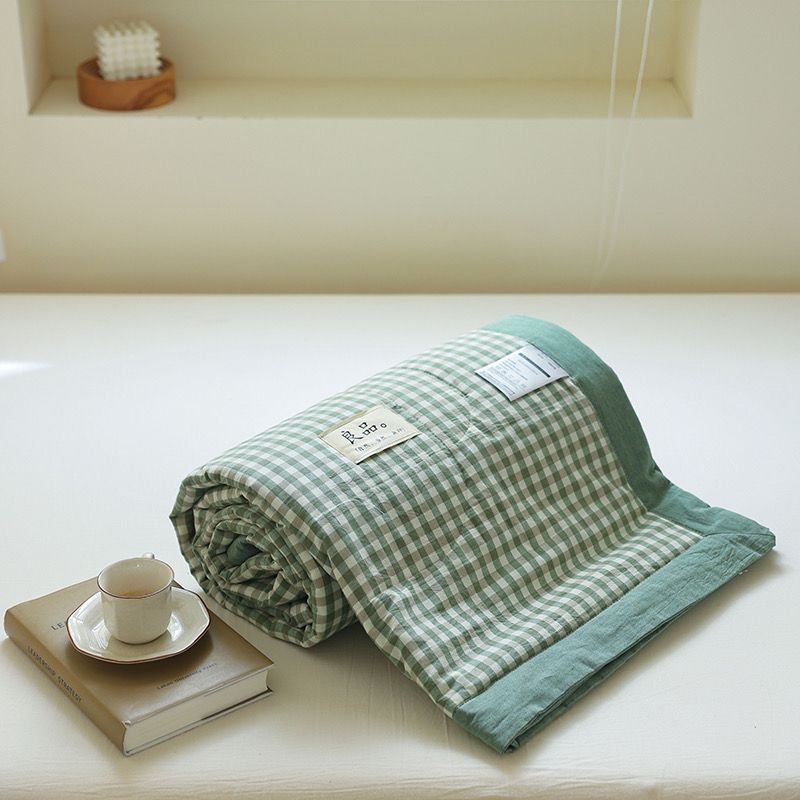 4Pcs Japan Linen |  New Colection Bedsets Summer Blanket 230*200 Drap Freesize | ID jp025020