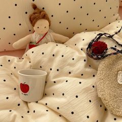 4Pcs Cotton Muslin Triple Layer | Set Cotton Linen 3 Lớp Bed Set | ID 4PCSGACCT19