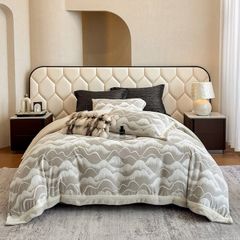 Milk Velvet Lovewe 220gram | 4Pcs Cover Premium Bedding Set | ID LOWE4PCSVMILK220GR12COLORM1