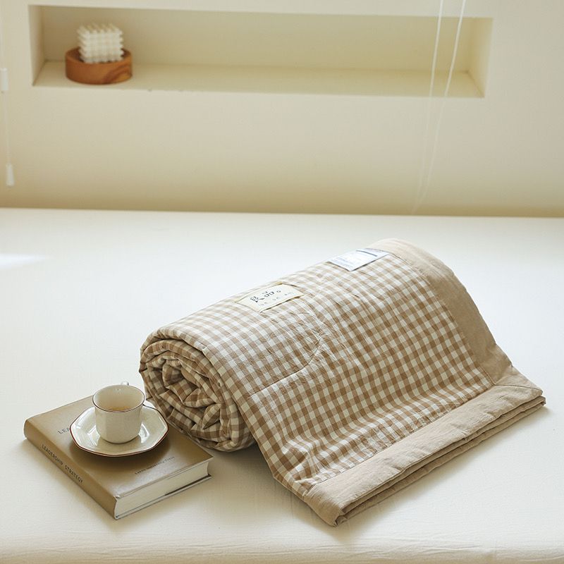 4Pcs Japan Linen |  New Colection Bedsets Summer Blanket 230*200 Drap Freesize | ID jp025021