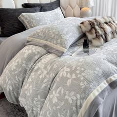 Milk Velvet Lovewe 220gram | 4Pcs Cover Premium Bedding Set | ID LOWE4PCSVMILK220GR12COLORM2