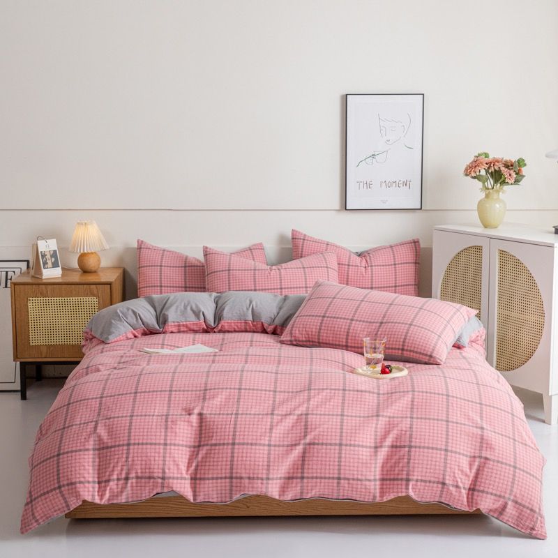 4Pcs Cotton Linen Japan | Set Cotton Đũi Nhật 4 Món Tiêu Chuẩn | ID 4PCSMUJPCLINENID17