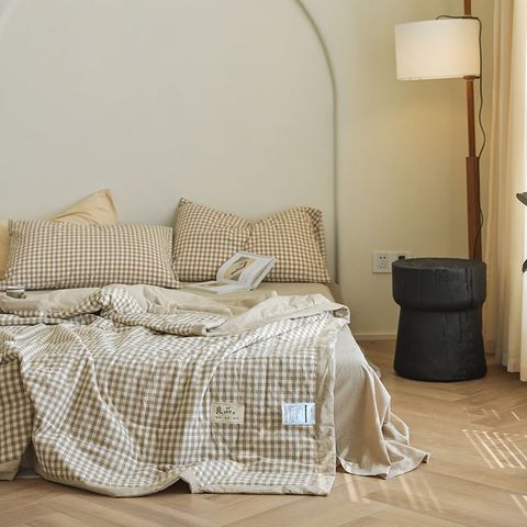 4Pcs Japan Linen |  New Colection Bedsets Summer Blanket 230*200 Drap Freesize | ID jp025021