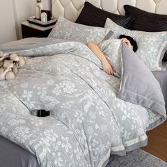 Milk Velvet Lovewe 220gram | 4Pcs Cover Premium Bedding Set | ID LOWE4PCSVMILK220GR12COLORM2