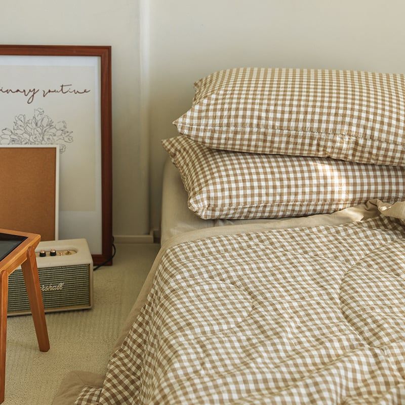 4Pcs Japan Linen |  New Colection Bedsets Summer Blanket 230*200 Drap Freesize | ID jp025021