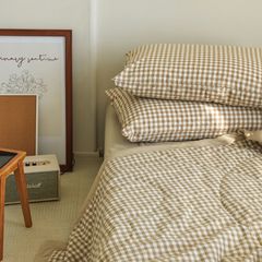 4Pcs Japan Linen |  New Colection Bedsets Summer Blanket 230*200 Drap Freesize | ID jp025021