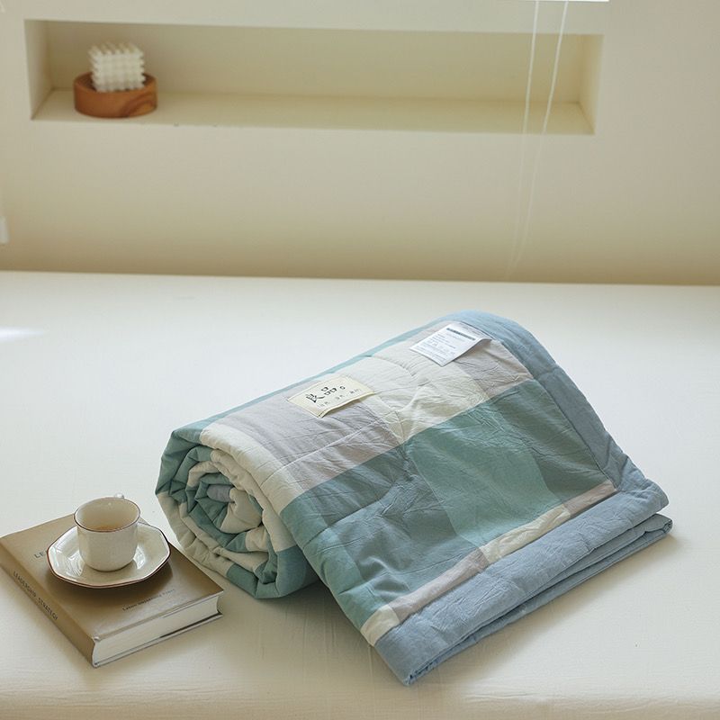 4Pcs Japan Linen |  New Colection Bedsets Summer Blanket 230*200 Drap Freesize | ID jp025022